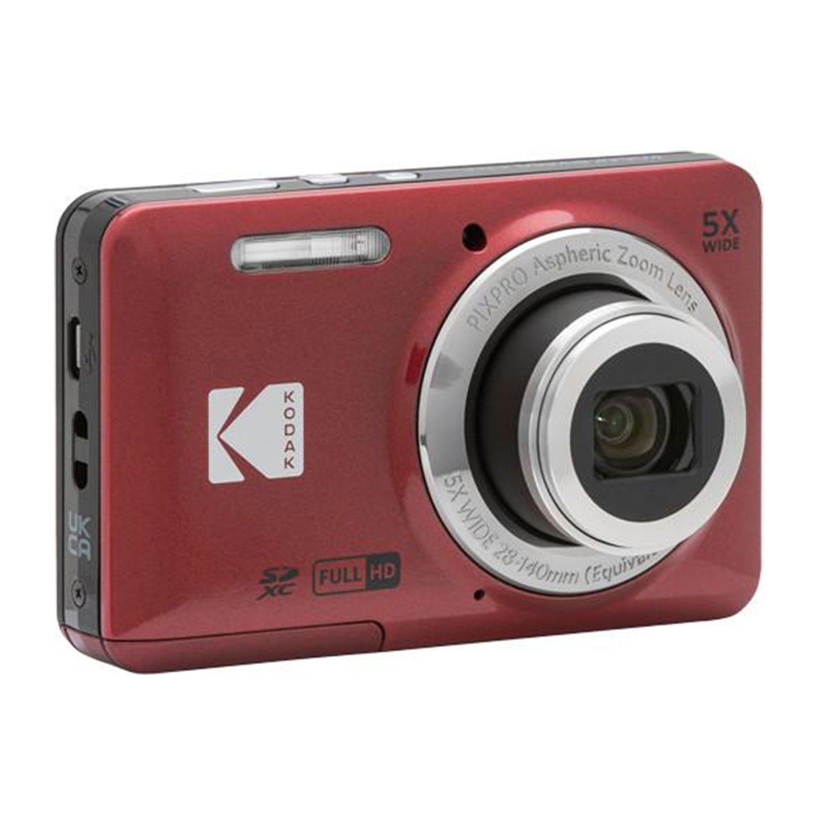 Kodak Pixpro FZ55 Kompaktkamera (CMOS-Senosr, 28-mm-Weitwinkel, 2.7-Zoll-LCD)
