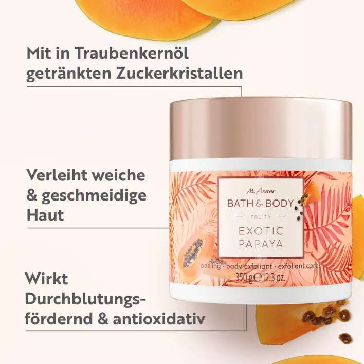BATH & BODY EXOTIC PAPAYA Körperpeeling