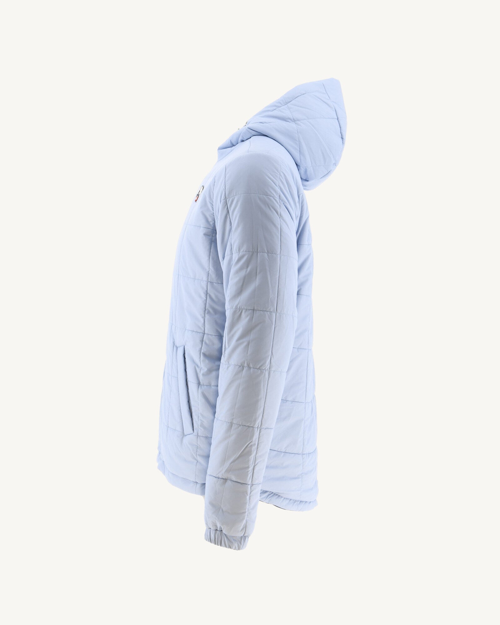 Doudoune Ultralight réversible à capuche Army/Bleu clair Vigo