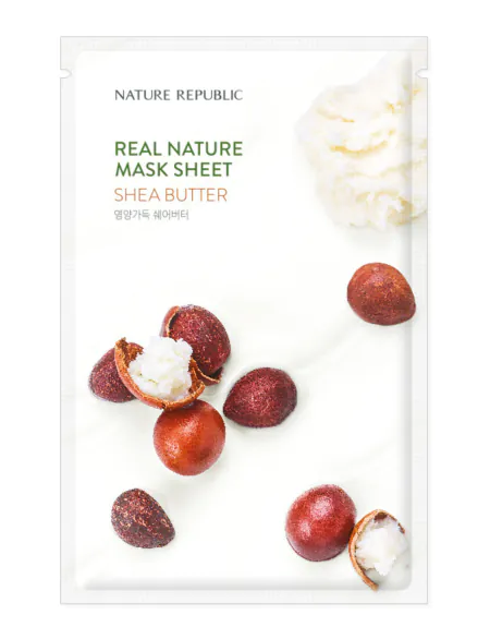 Nature Republic Real Nature maska za lice s shea maslacem 23 ml