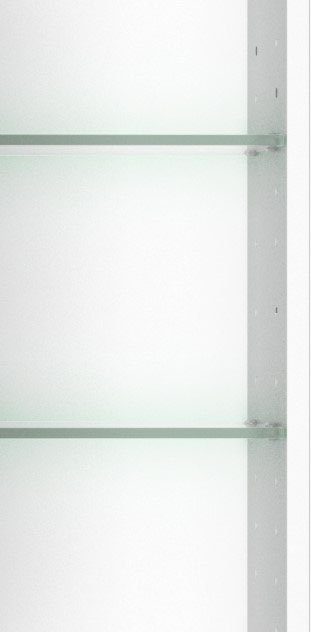 HELD MÖBEL Spiegelschrank Trento, verschiedene Ausführungen und Farben Breite 100 cm, mit 3D-Effekt, Spiegeltüren, Inklusive LED-Beleuchtung