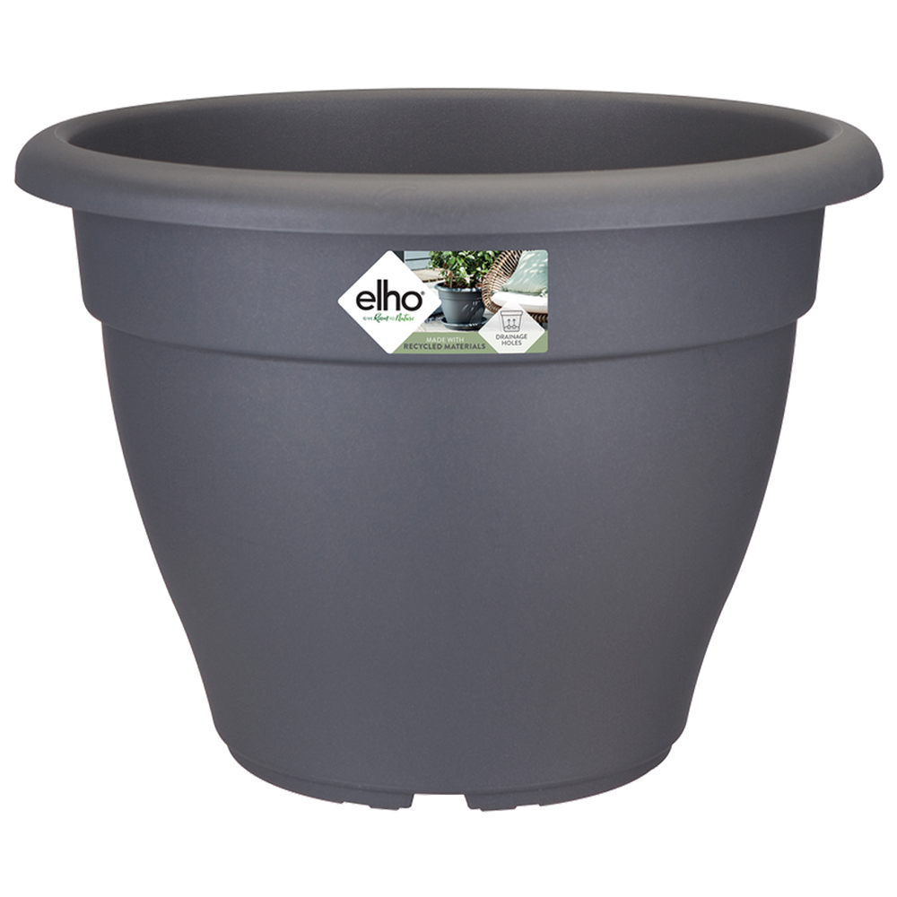 Casaria Deuba® Blumentopf Anthrazit 38x28cm 17L
