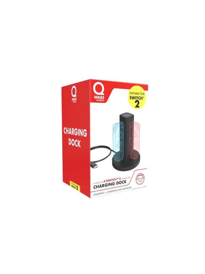 COFI 1453 Qware Ladegerät Docking Station für Nintendo Switch 2 Controller in Schwarz günstig kaufen onesize