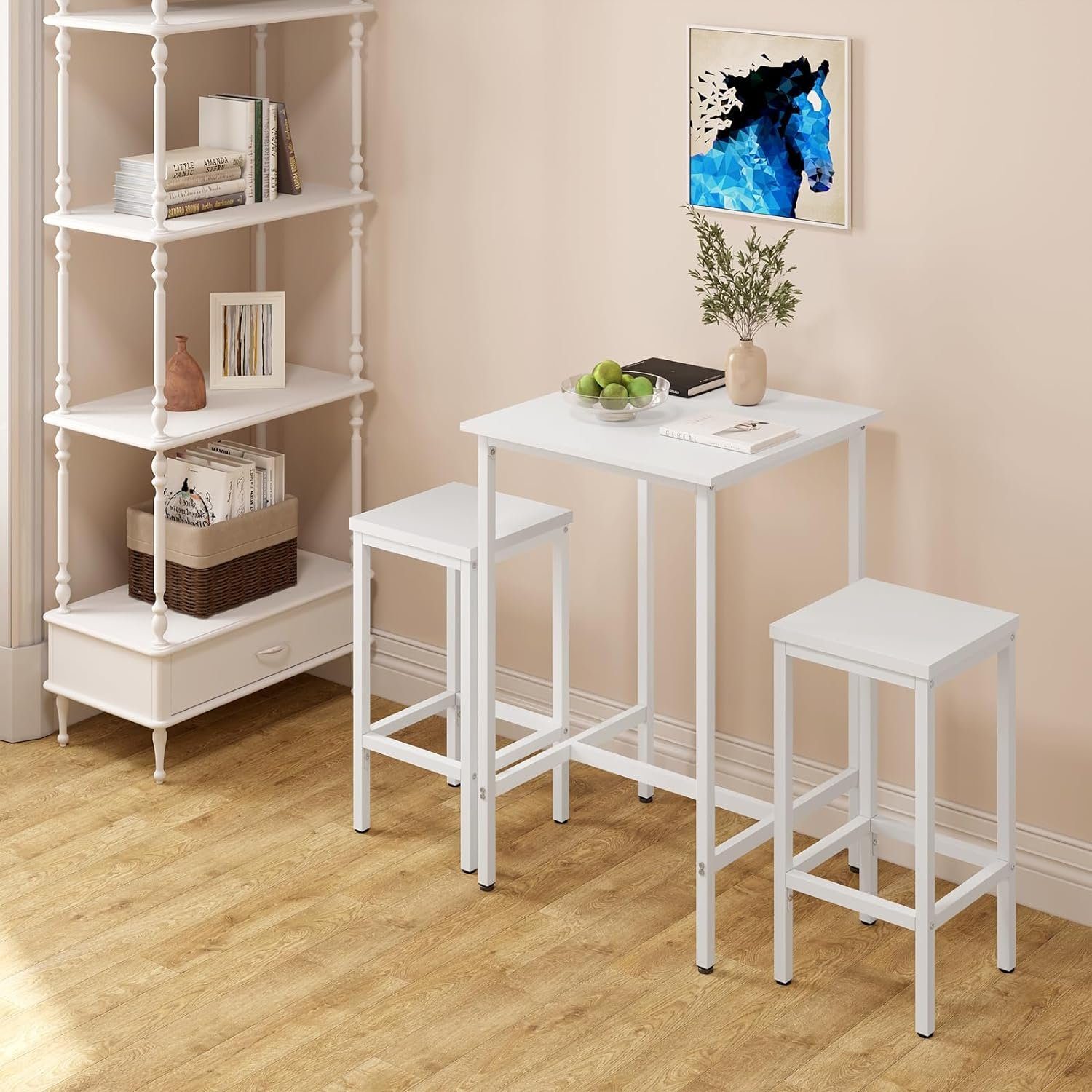 EUGAD Bartisch (1-St), Stehtisch quadratisch, Industrial, 60x60x92 cm