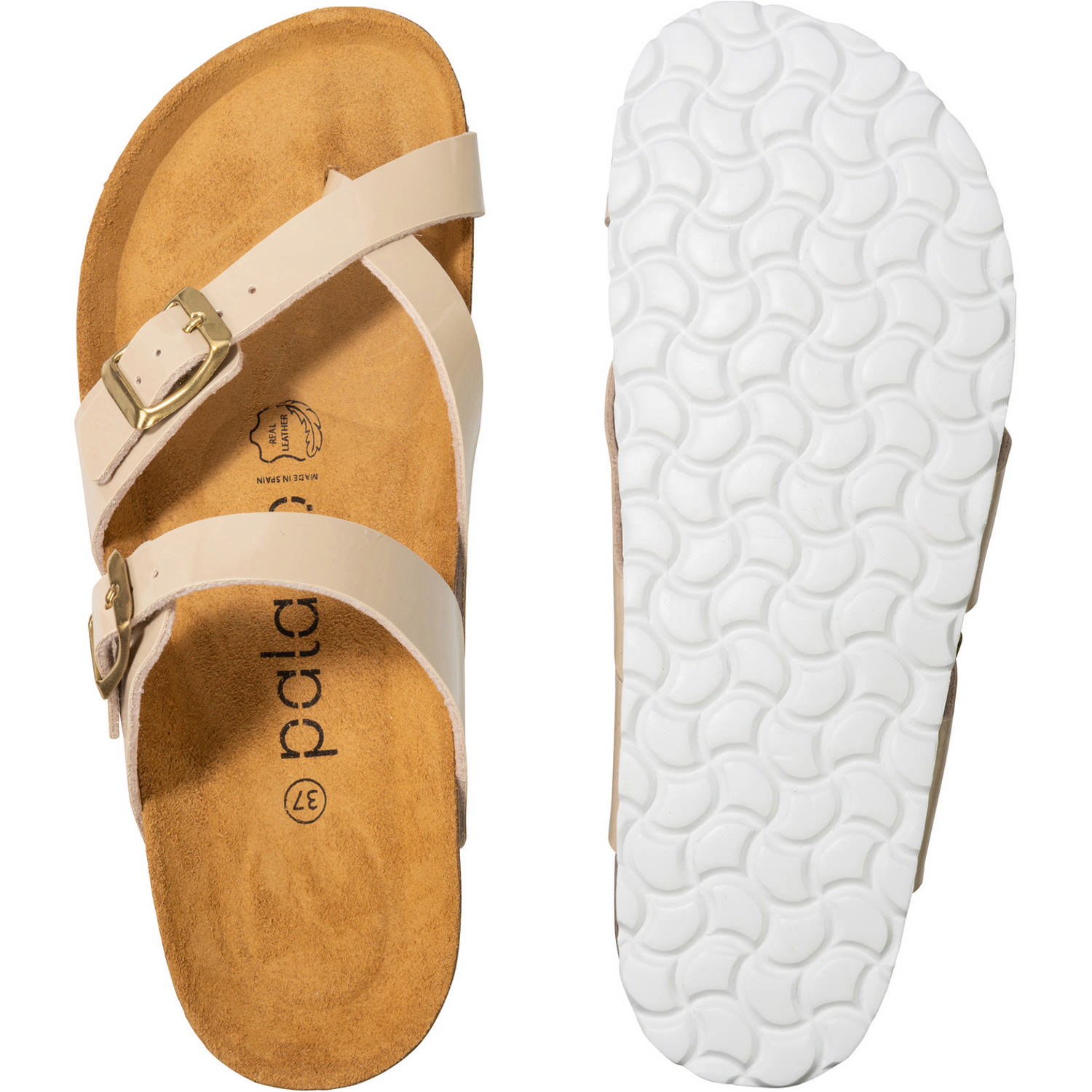 Palado Cres Lack, Pantoletten, Damen, Cream