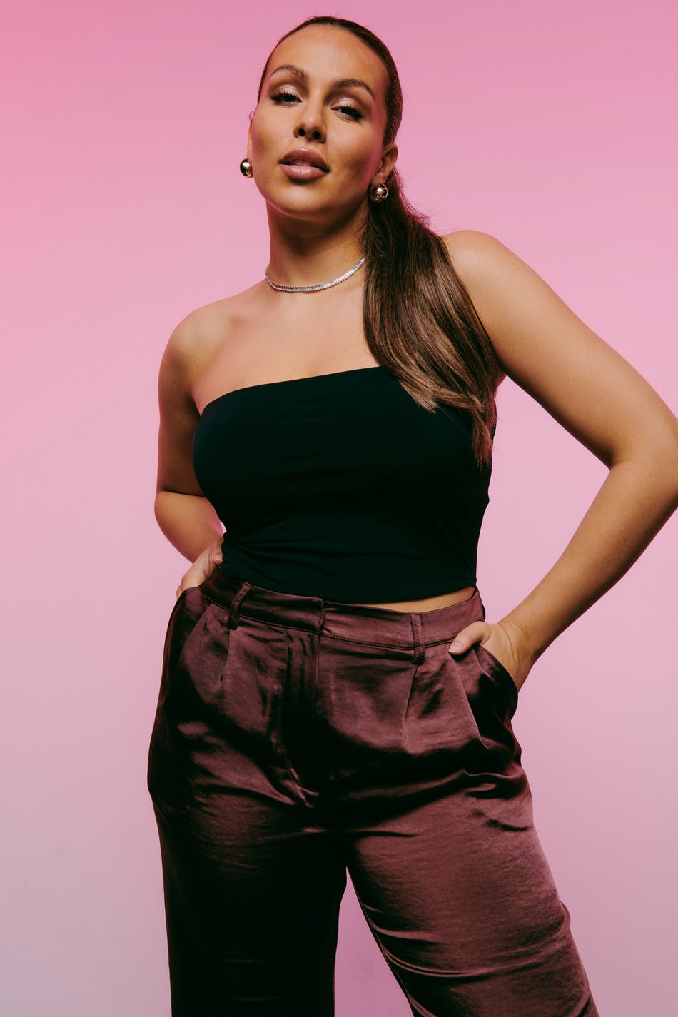 Straight tube top