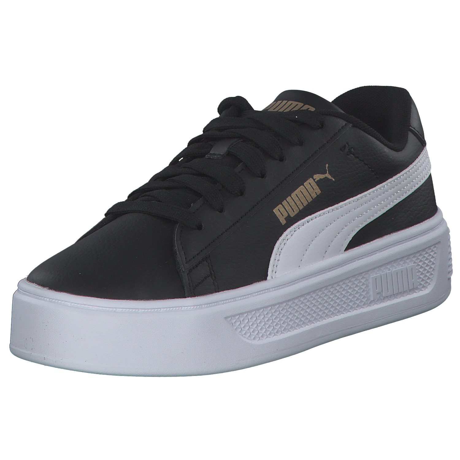 Puma Smash Platform v3 390758, Schnürschuhe, Herren, black/white