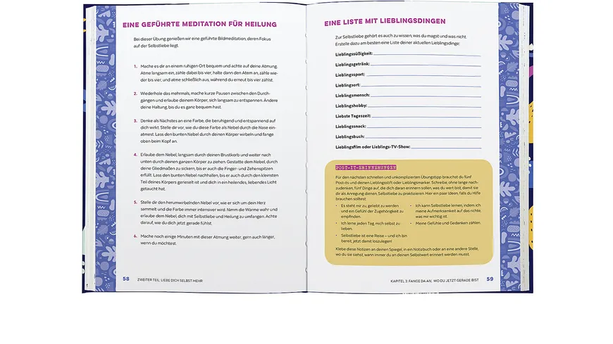 Selbstliebe Workbook für Frauen
