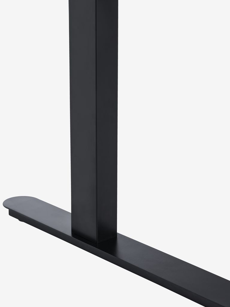 LUNDTOFT Heve- og senkbart skrivebord med gassløft LUNDTOFT 70x130 svart