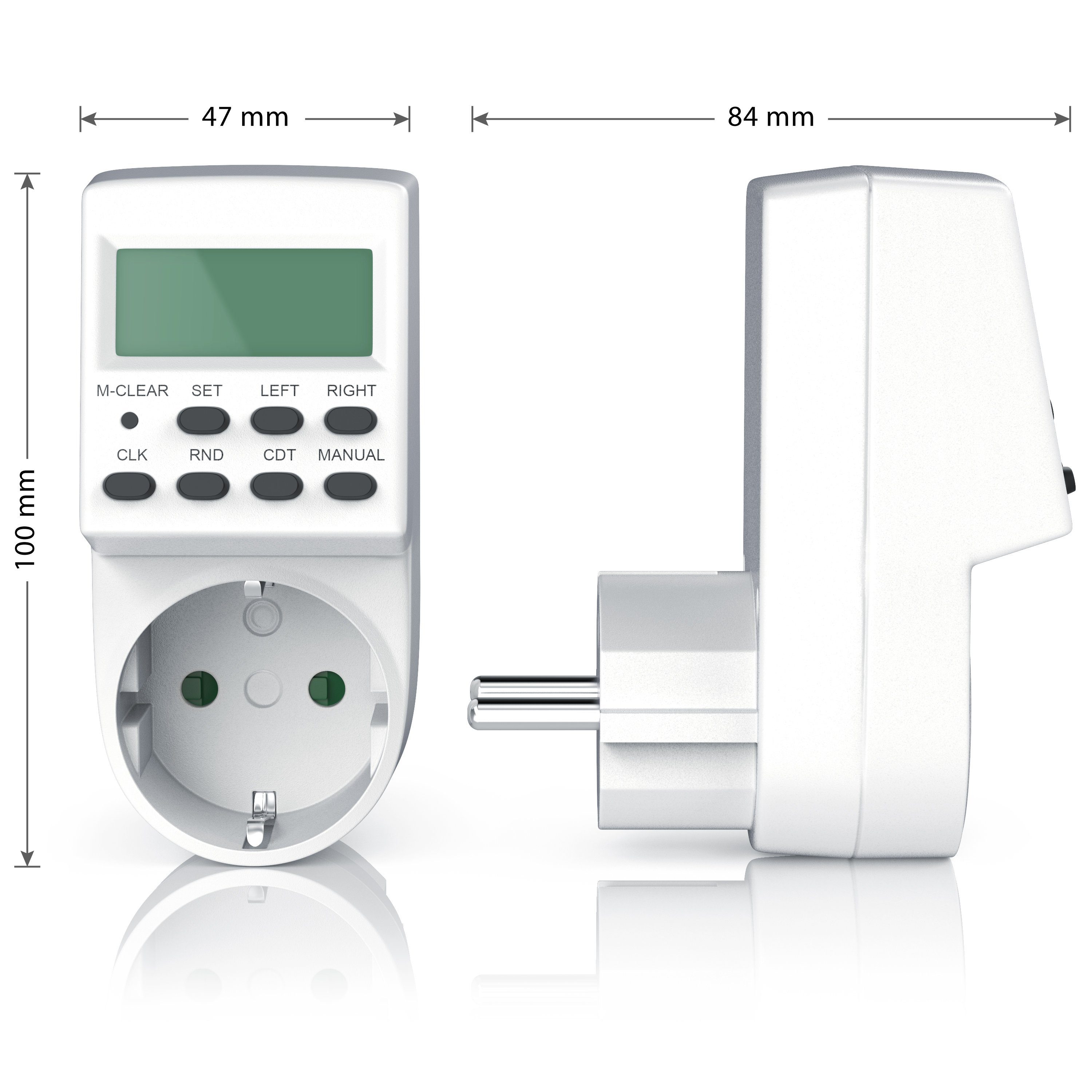 Brandson Zeitschaltuhr, digital, mit Kinderschutzsicherung, 1,5