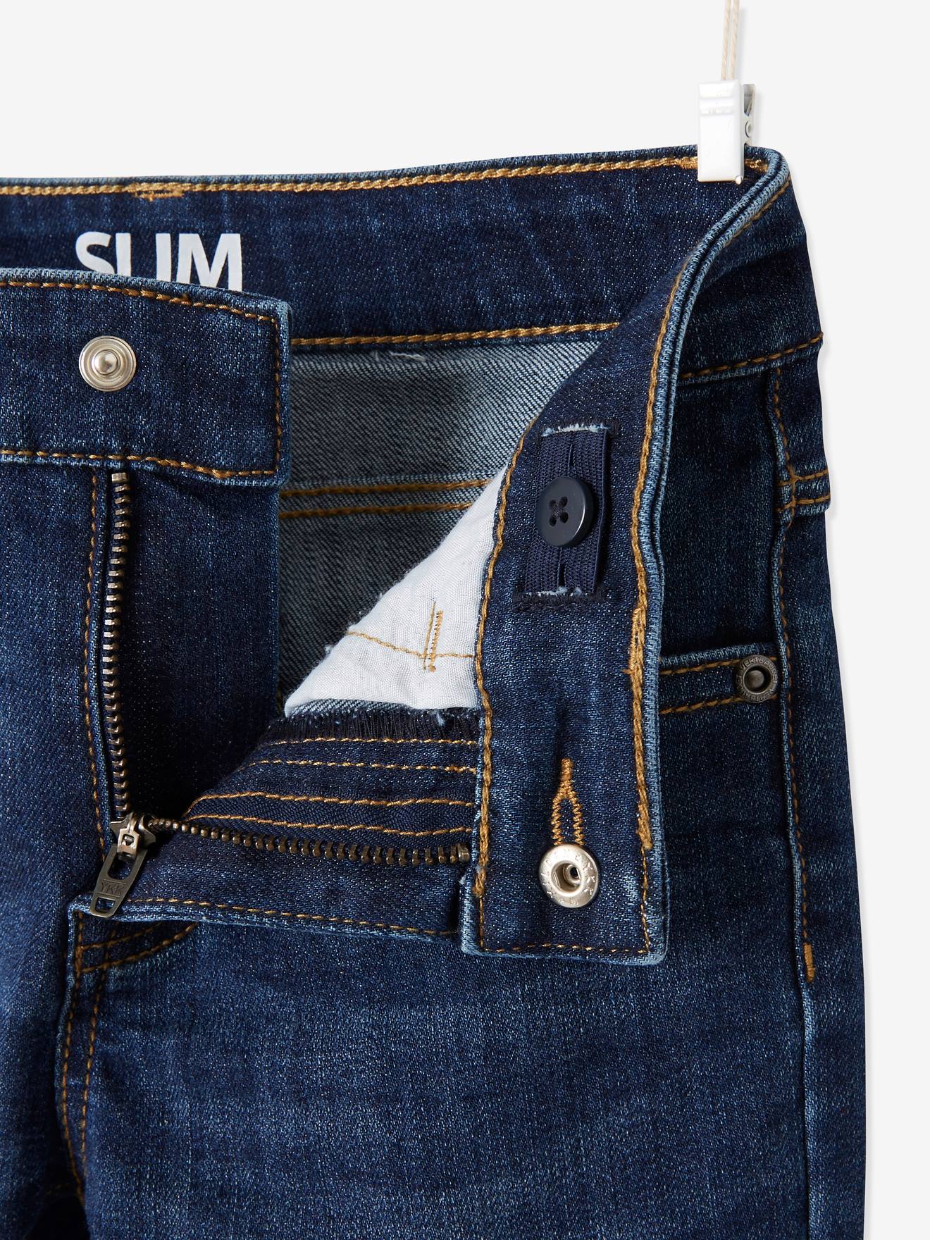 Jean slim indestructible garçon denim brut