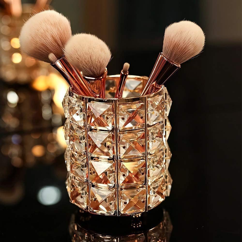 Runxizhou Kosmetikkoffer Make Up Pinsel Aufbewahrung aus Kristall - Kosmetik Organizer (1-tlg)