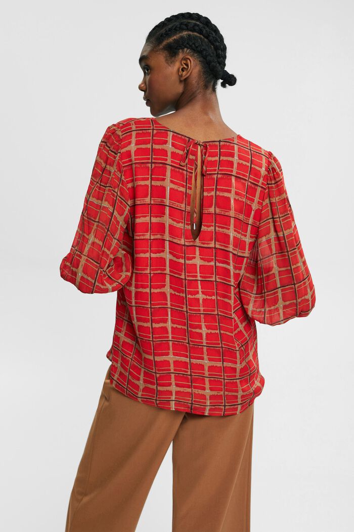 Bluse mit Muster, LENZING™ ECOVERO™
