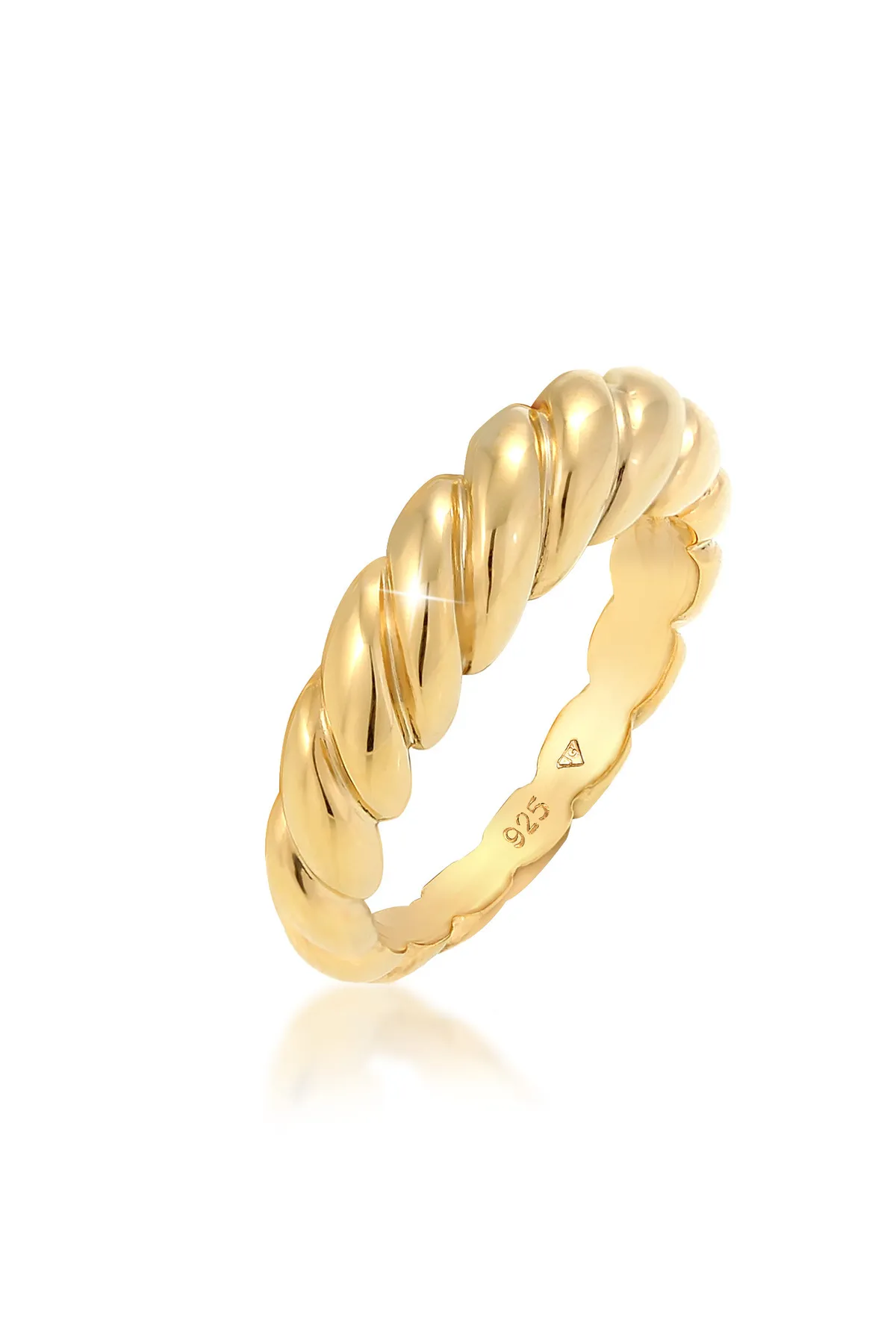 ELLI  Ring - Goldfarben - Ohne Stein