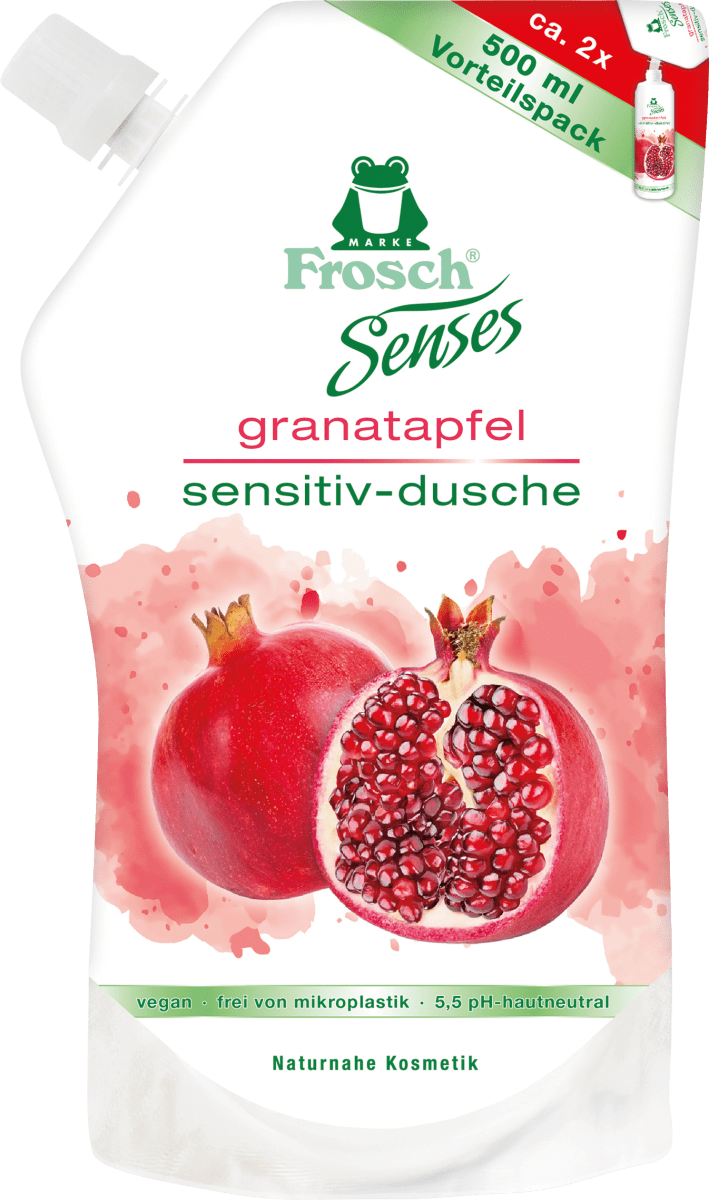 Duschgel Granatapfel Nachfüllpack, 500 ml
