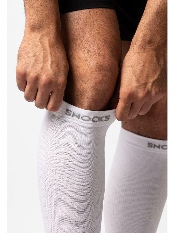 SNOCKS Kompressionssocken 1 Paar in Weiß günstig kaufen