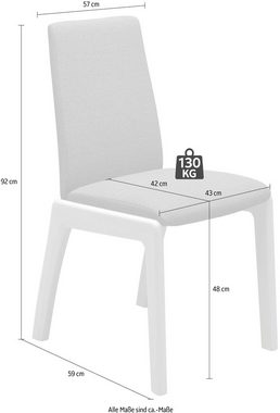 Stressless® Polsterstuhl Laurel, Low Back, Größe M, mit abgerundeten Beinen in Walnuss