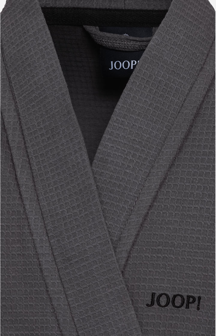 Herren Bademantel JOOP! UNI-PIQUÉ in Anthrazit