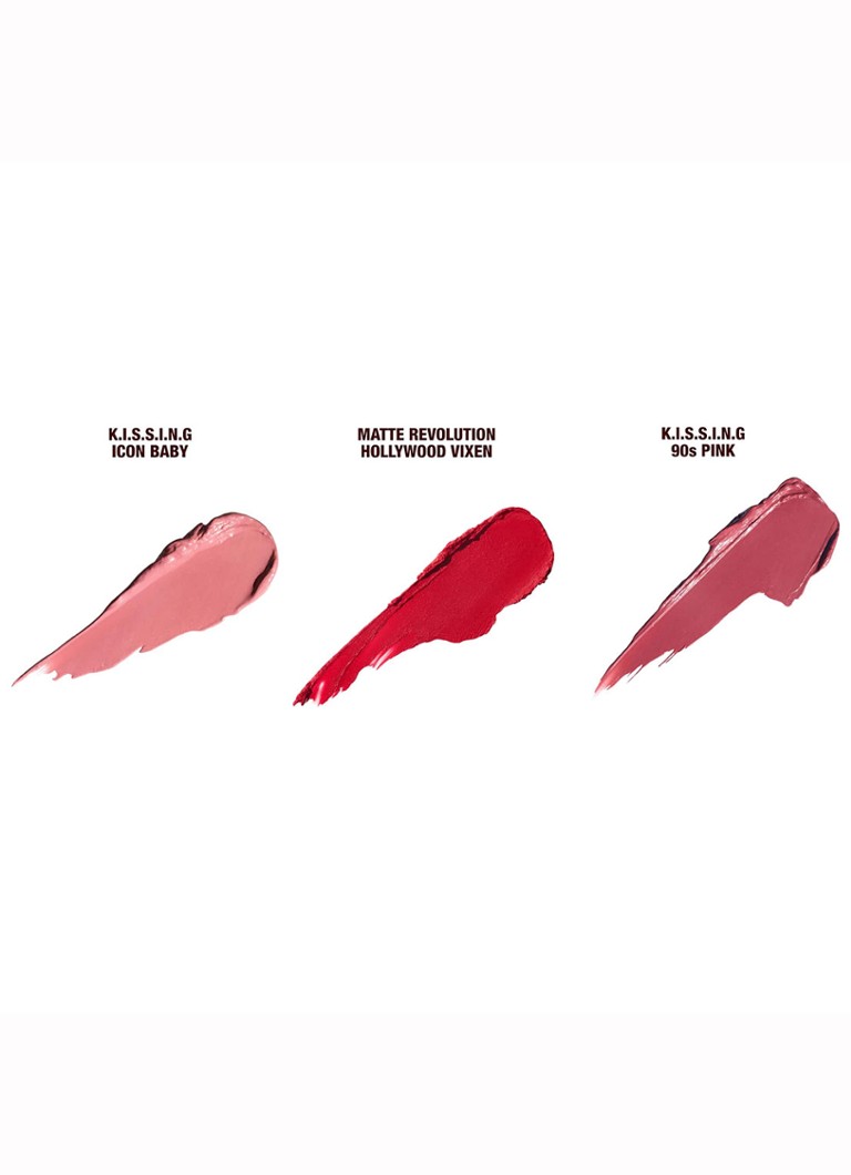Set de machiaj Charlotte's Iconic Hollywood Lip Trio de la Charlotte Tilbury - Ediție limitată