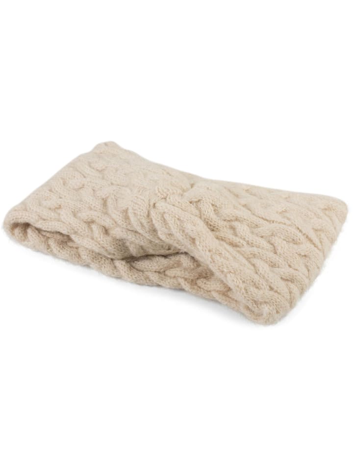 styleBREAKER Strick Stirnband in Beige günstig kaufen onesize