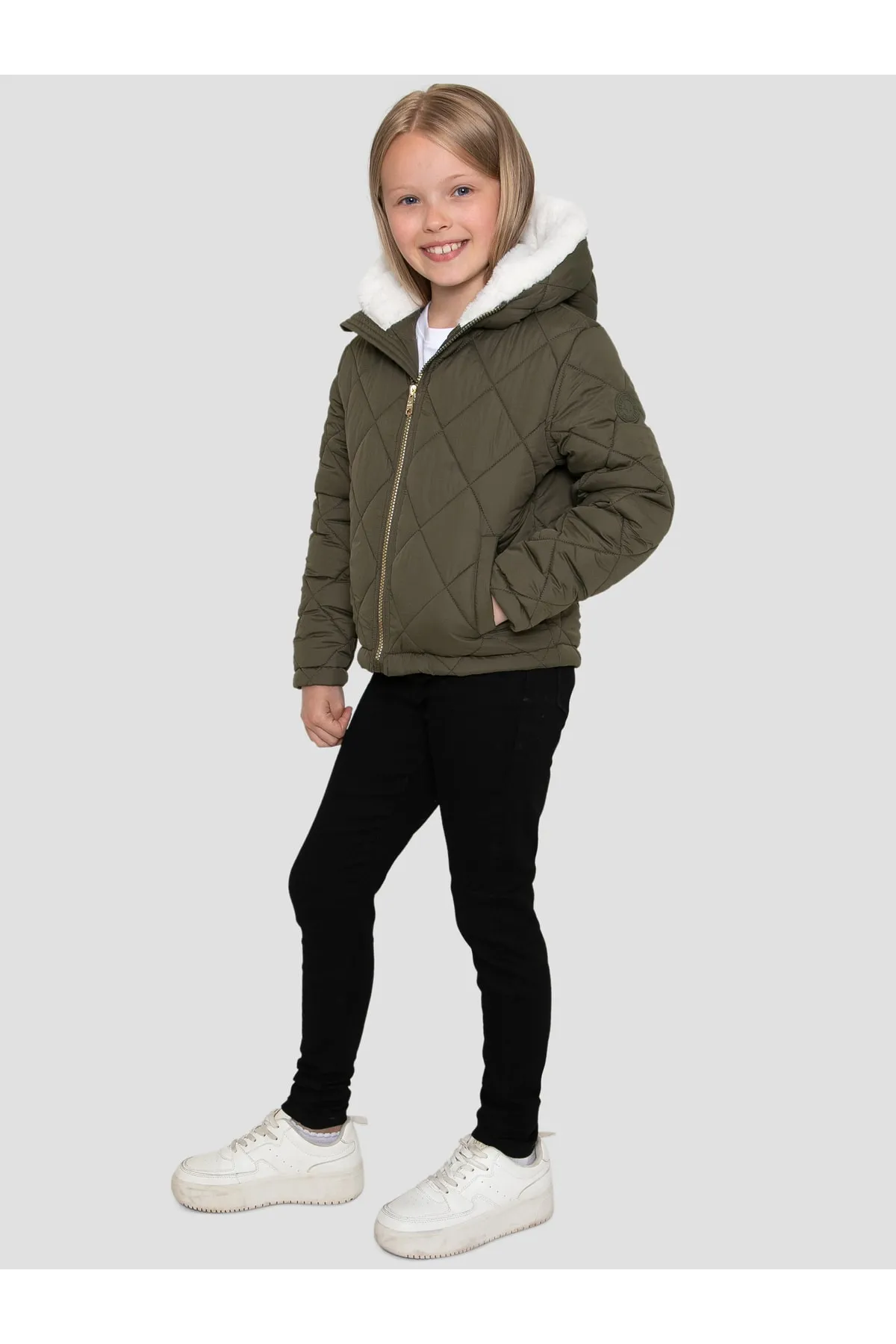 Threadgirls  Jacke Diamond Quilted Flame