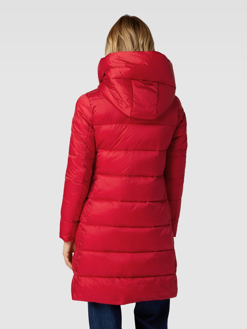 Loose Fit Jeans mit Label-Stitching in rot