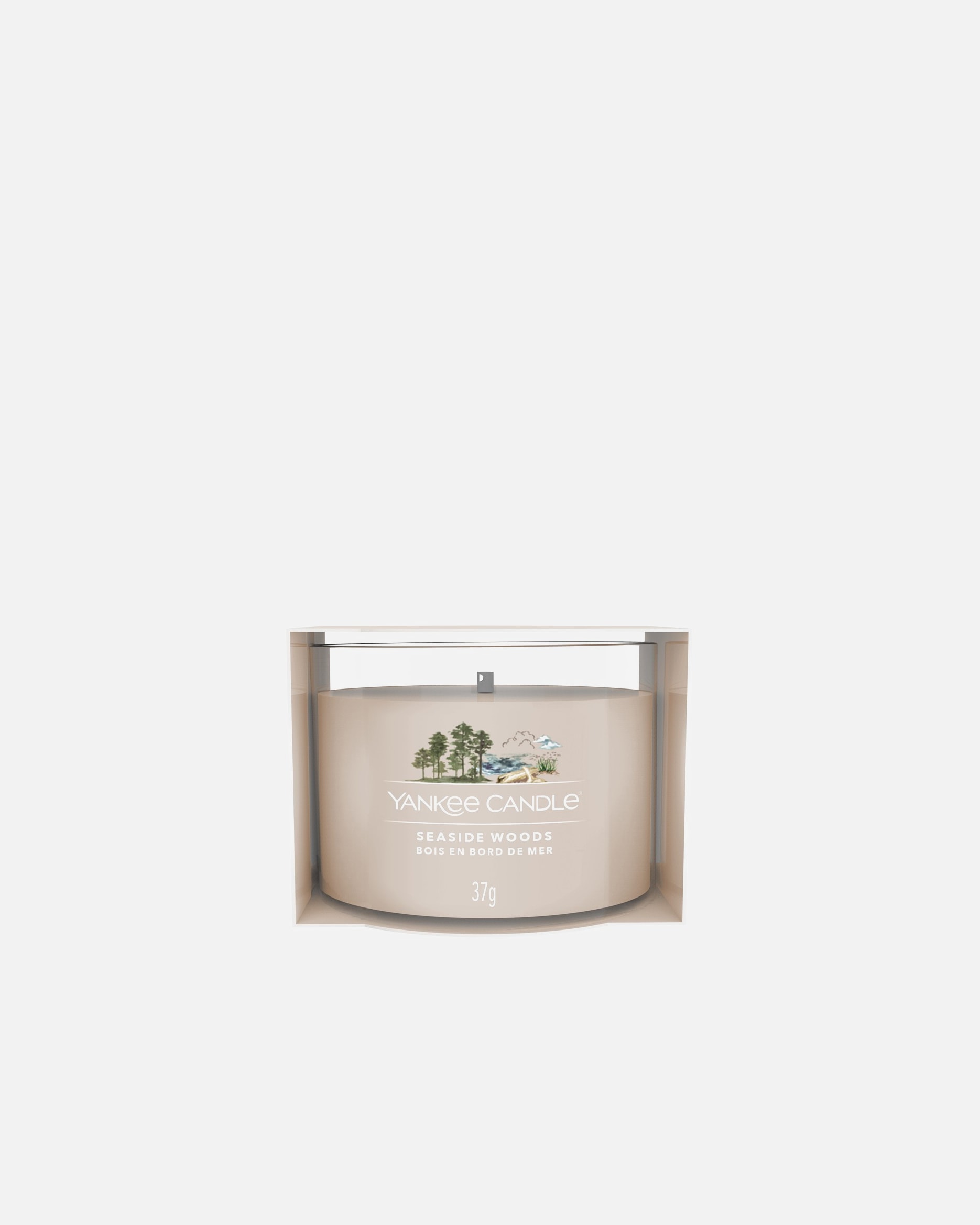Świeca wotywna YANKEE CANDLE ze szkła i drewna Seaside