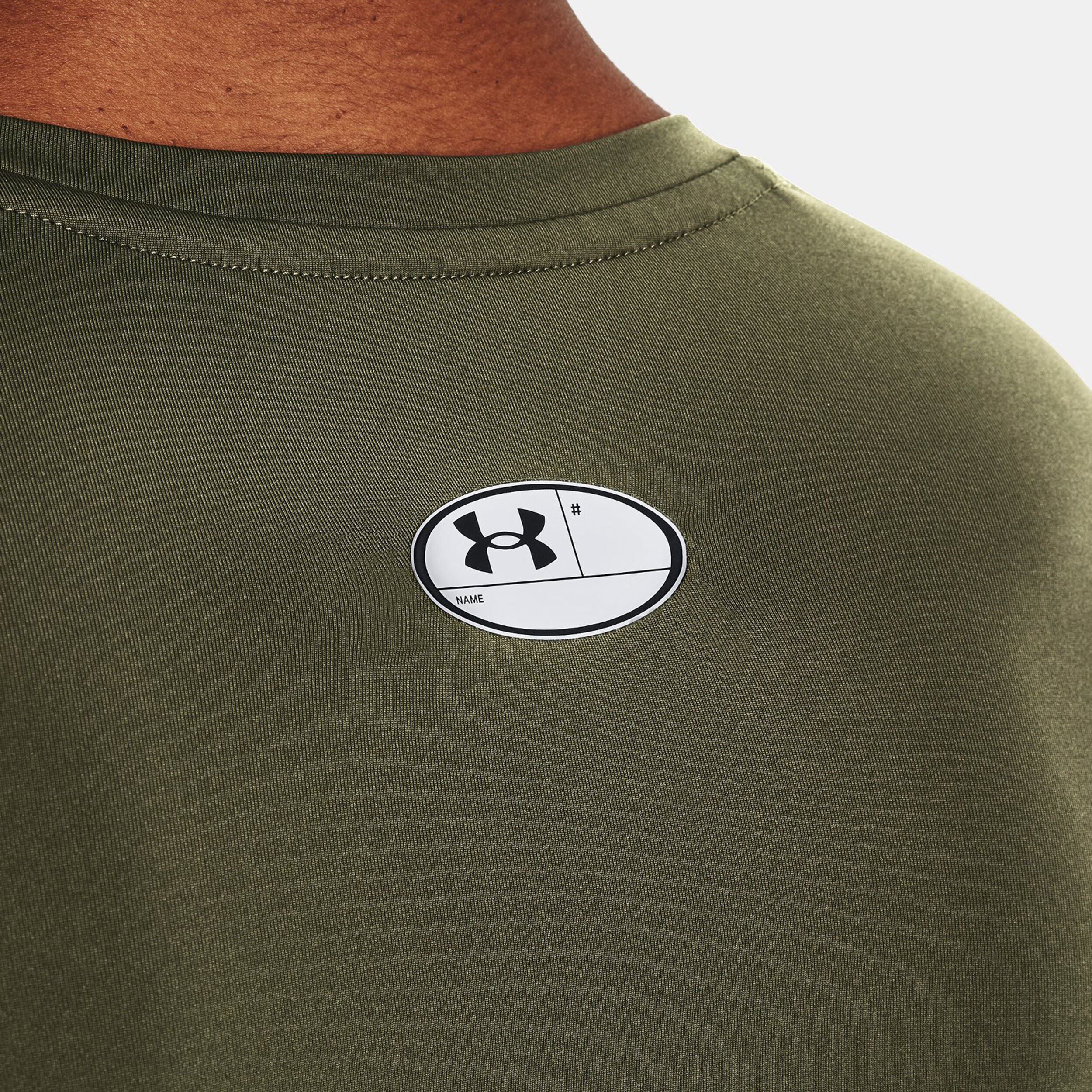 Heatgear Comp Longsleeve Herren - Oliv