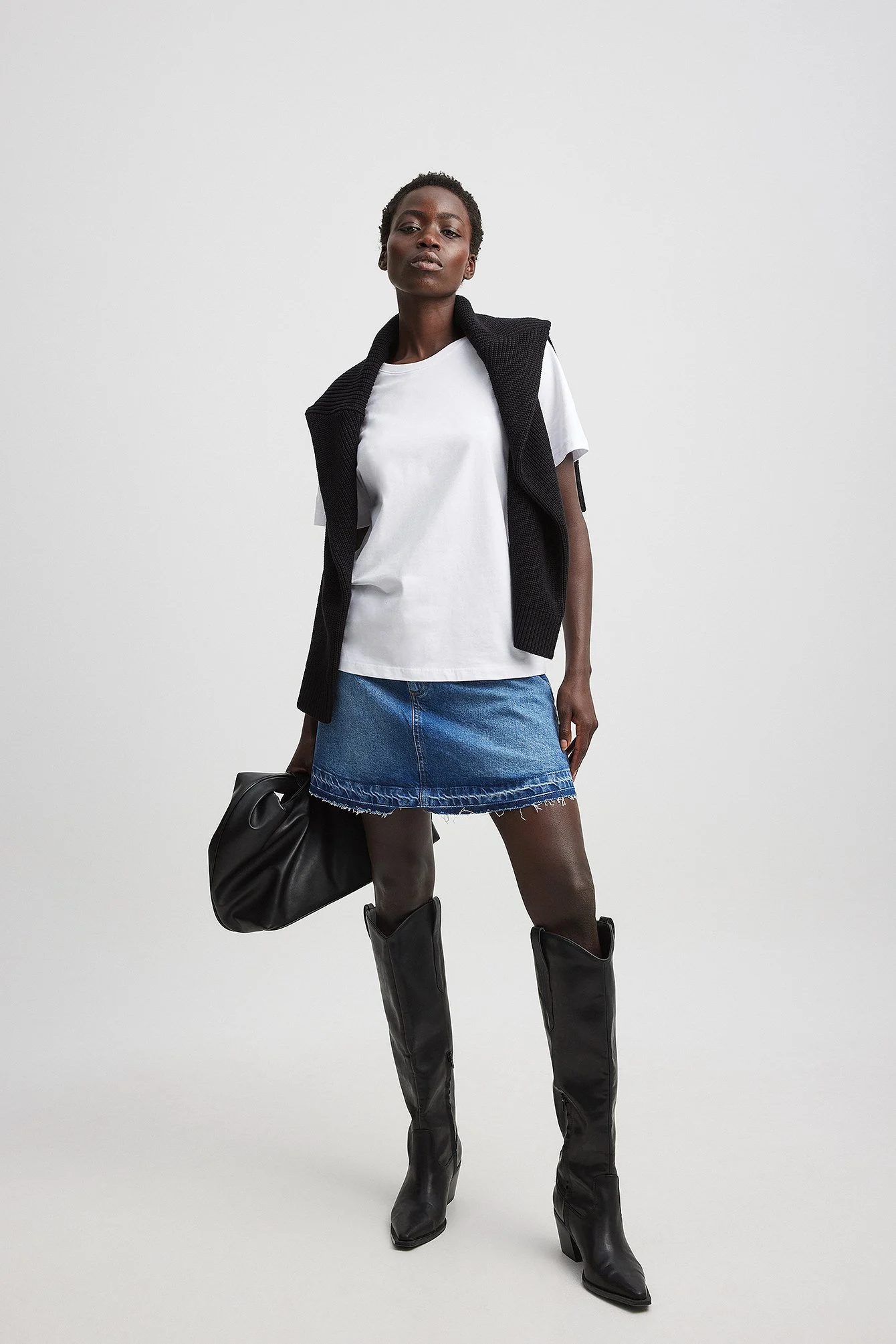 Midi Denim Rock