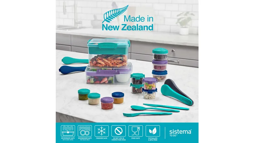 sistema Lunchbox SALATBOX TO GO 1,1l Achtung: diesen Artikel gibt es in verschiedenen farblichen Ausführungen. Sie erhalten nur 1 Artikel (zufällige Auswahl im Lager). Eine Vorauswahl ist leider nicht möglich.