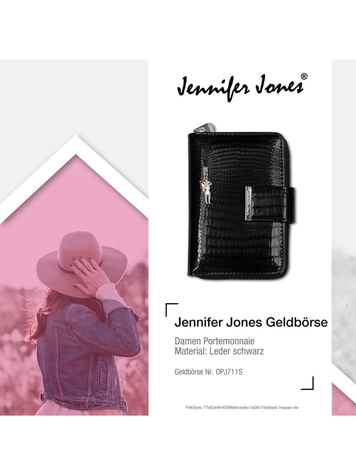 Jennifer Jones Portemonnaie Leder Damen Geldbörse günstig kaufen onesize