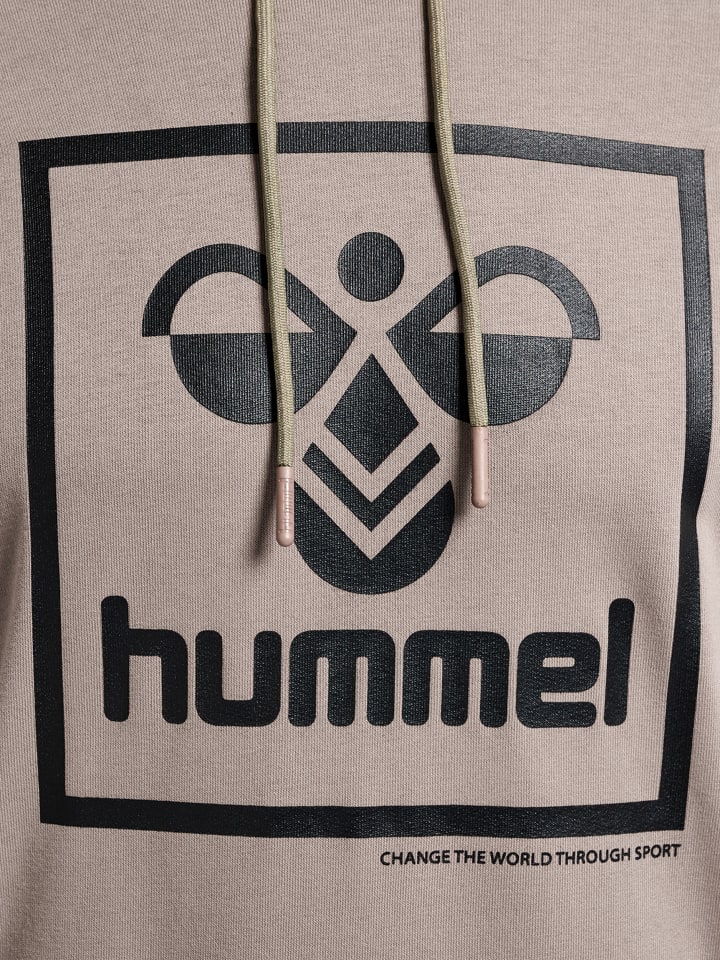 Hummel Hummel Verstellbare Taille Kapuzenpullover Raglanärmel Hmlisam Herren in DRIFTWOOD günstig kaufen