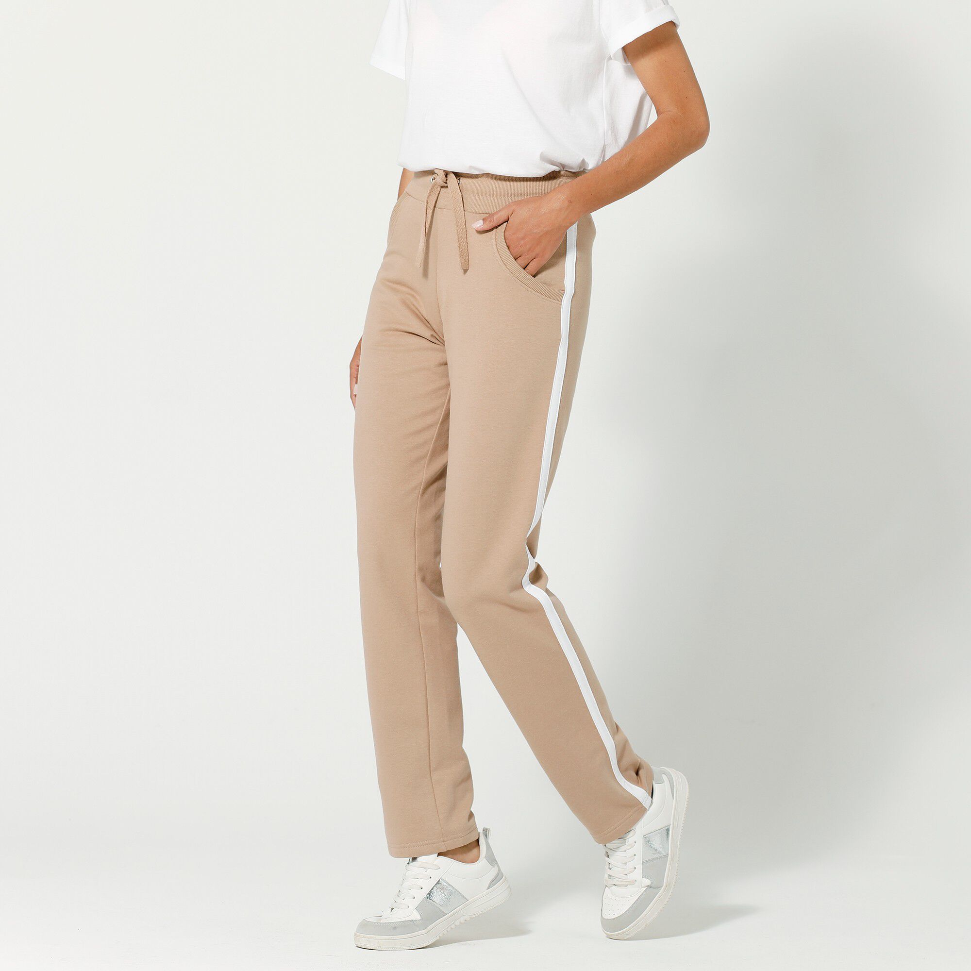 Pantalon jogging bicolore