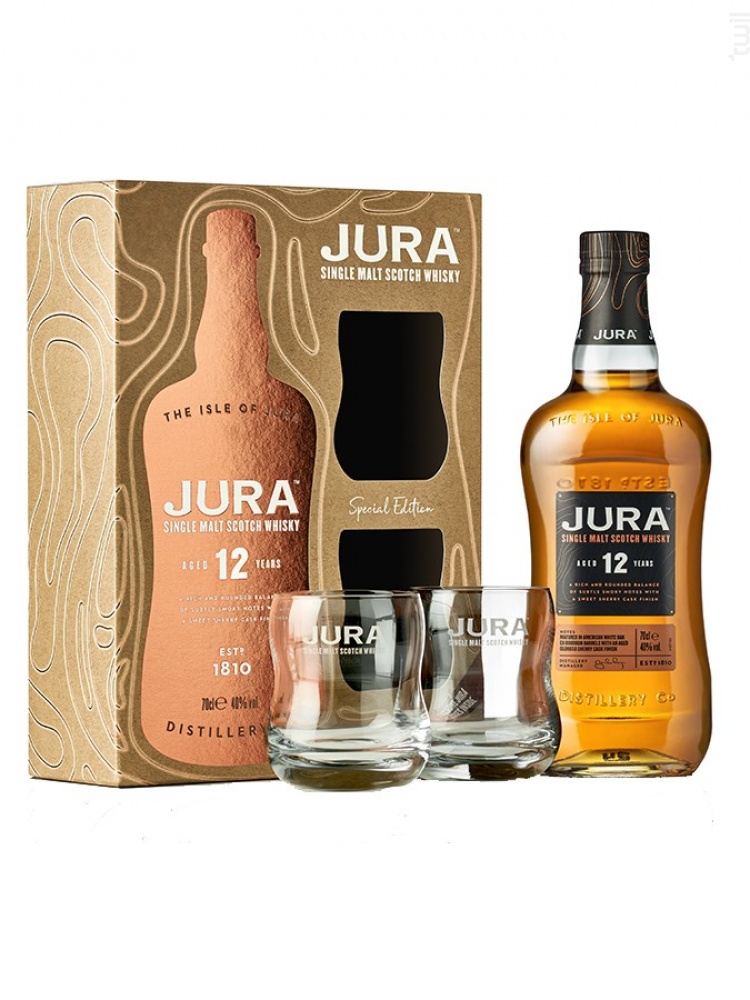 12 Ans Coffret 2 Verres Jura