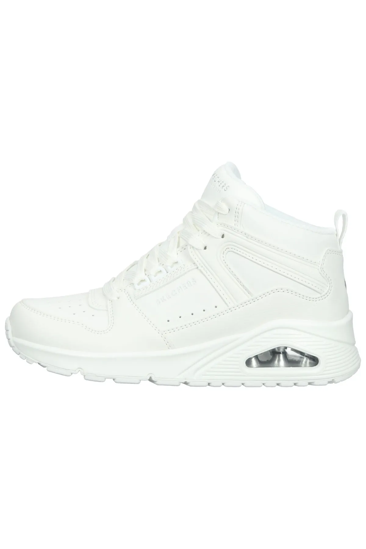SKECHERS  Sneaker - Weiß - Flacher Absatz