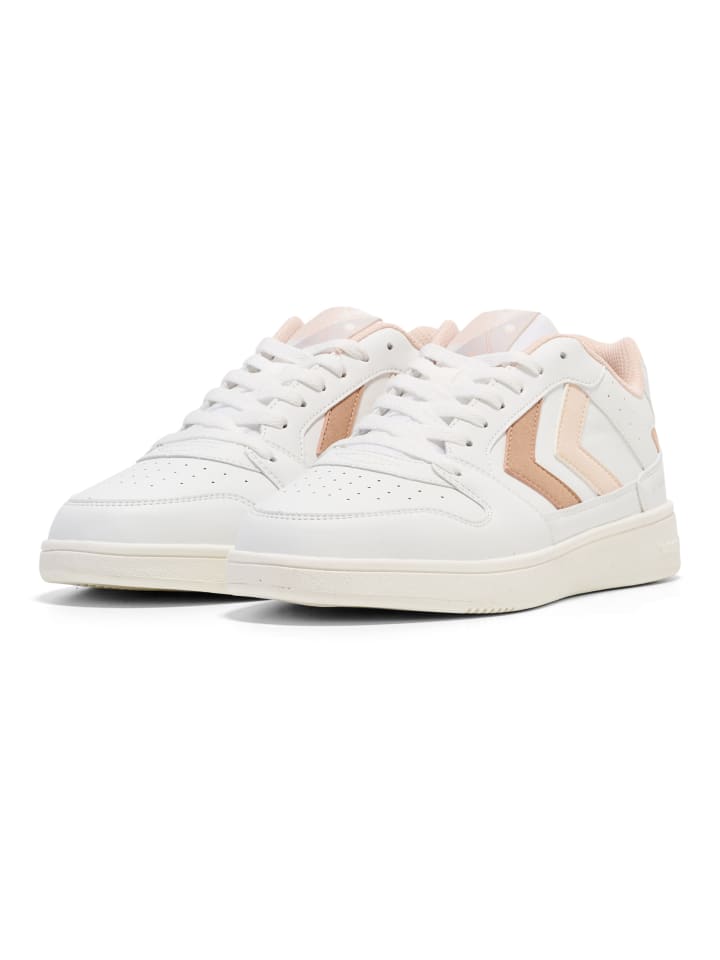 Hummel Hummel Schnürsenkel Sneaker St. Power Damen in WHITE/SOFT PINK/MAHOGANY ROSE günstig kaufen 36