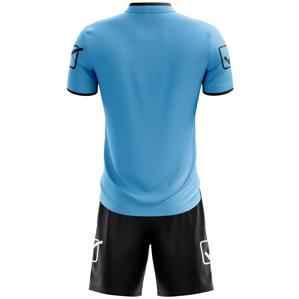 Givova Kit Campo Set Trikot + Shorts hellblau/schwarz