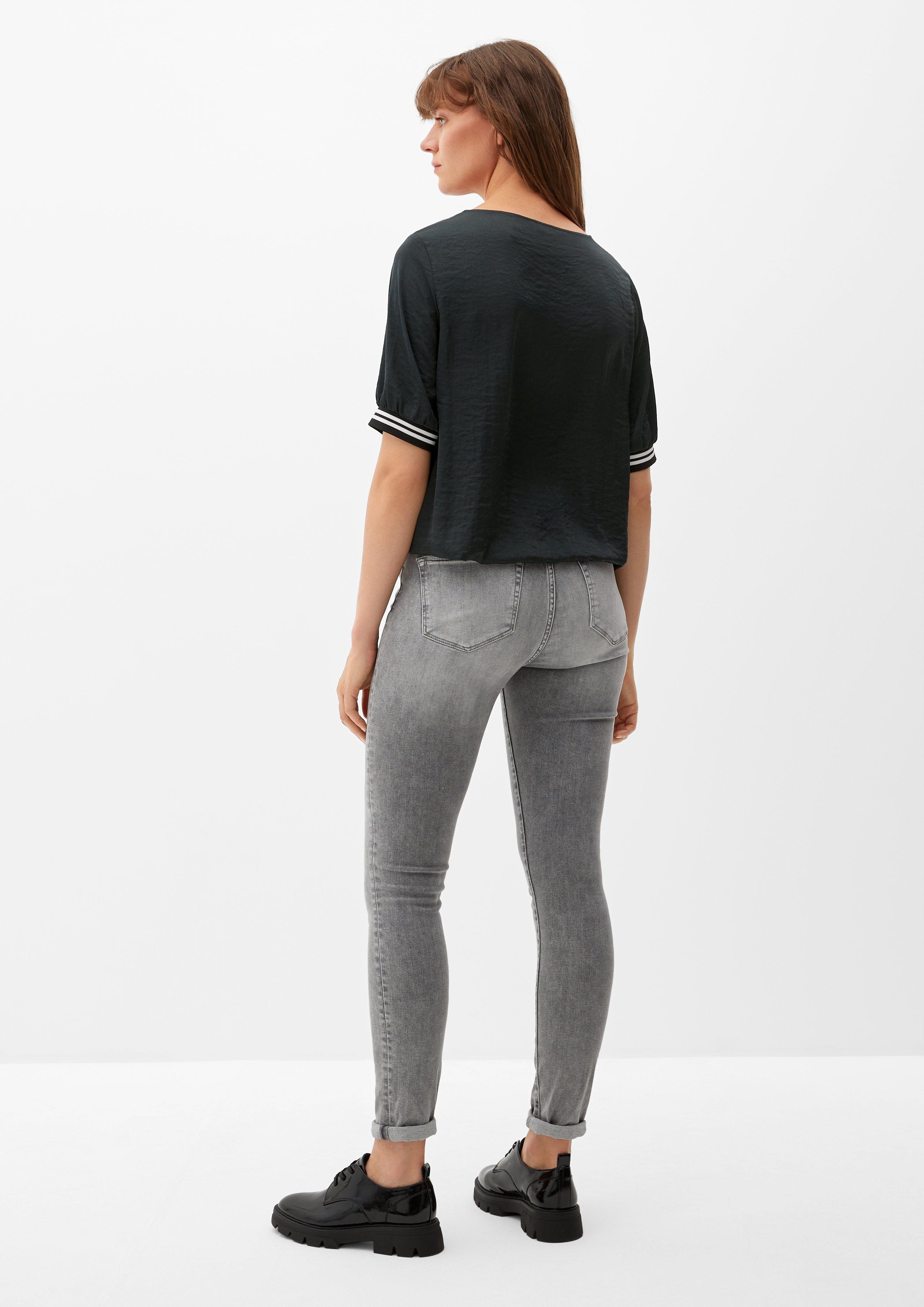 Blusenshirt mit Rippbündchen  2120632-5989