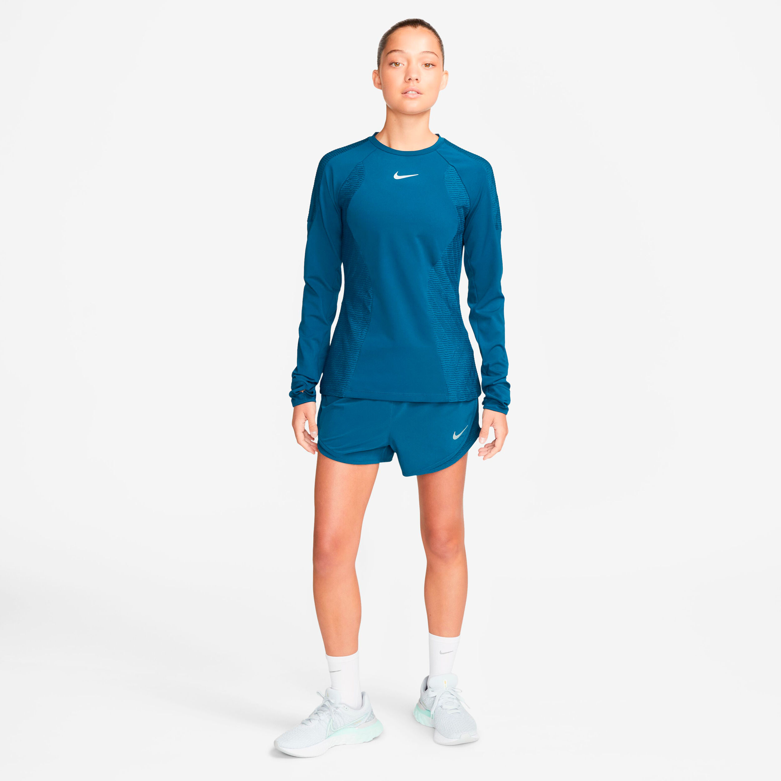 Dri-Fit Run Division Tempo LX Shorts Damen - Blau, Schwarz