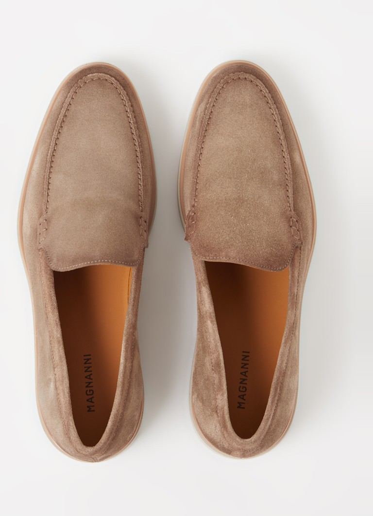 Magnanni suede loafer