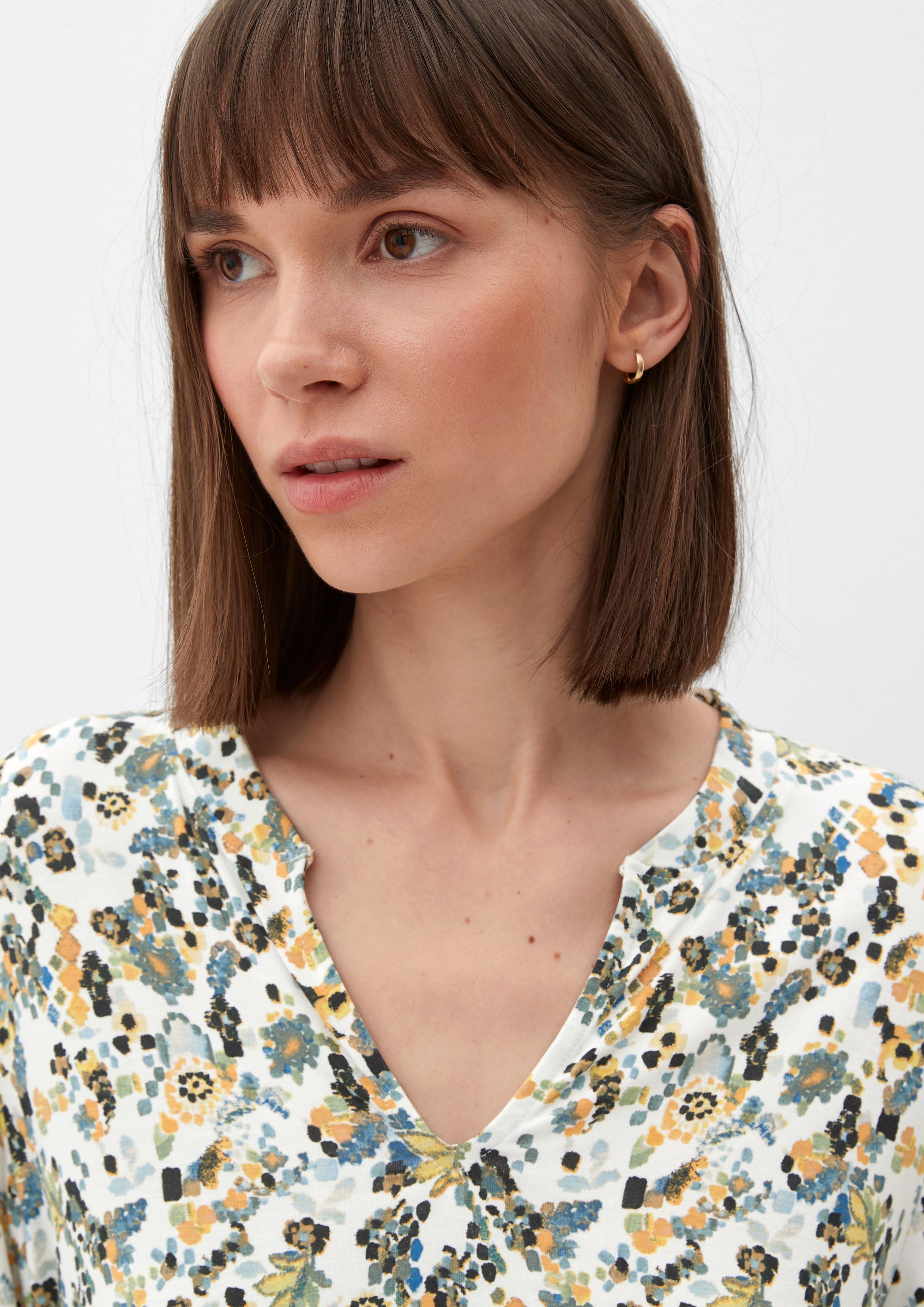Jerseybluse mit Tunika-Ausschnitt  2129456-02A0