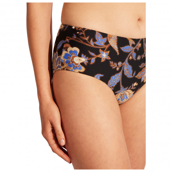 Seafolly - Women's Silkroad Wide Side Retro - Bikini-Bottom