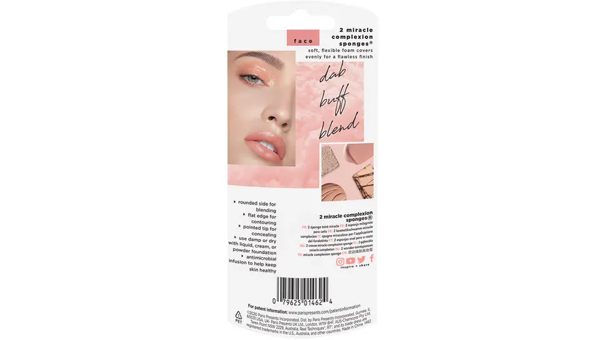 REAL TECHNIQUES 2-Pack Miracle Complexion Sponge orange
