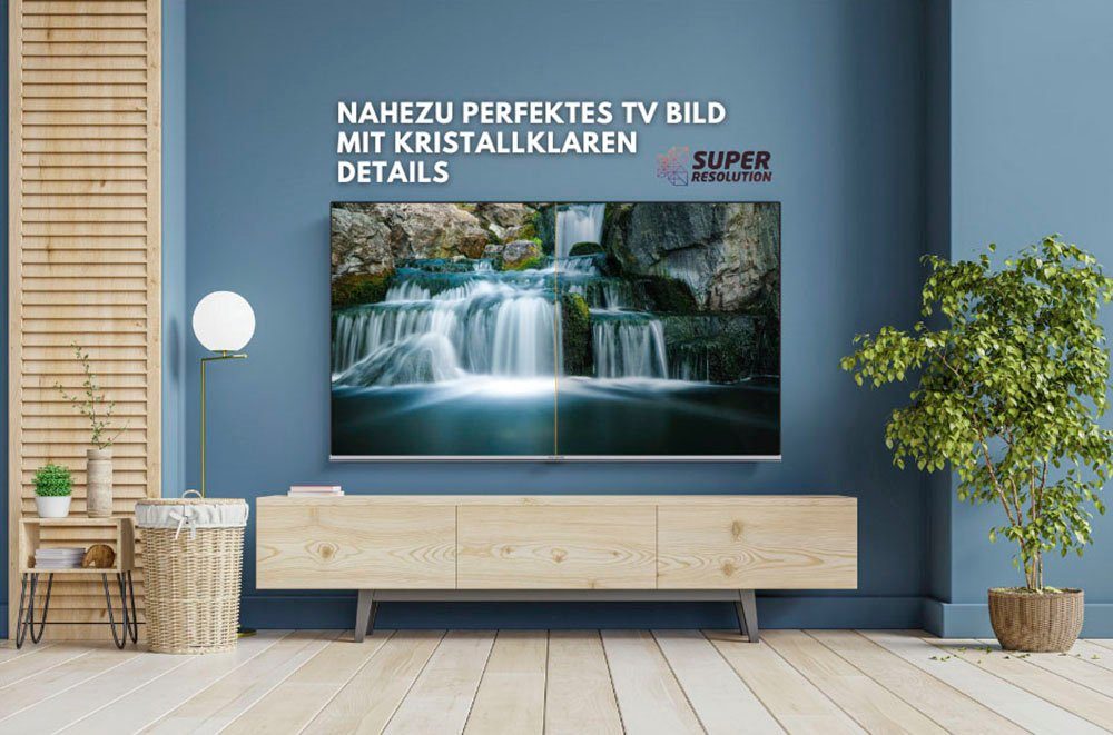 Hanseatic 50Q850UDS QLED-Fernseher (126 cm/50 Zoll, 4K Ultra HD, Android TV, Smart-TV)
