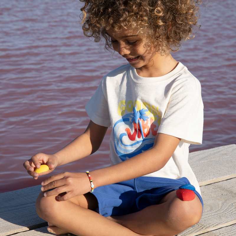 T-shirt garçon message crème blanc Catimini