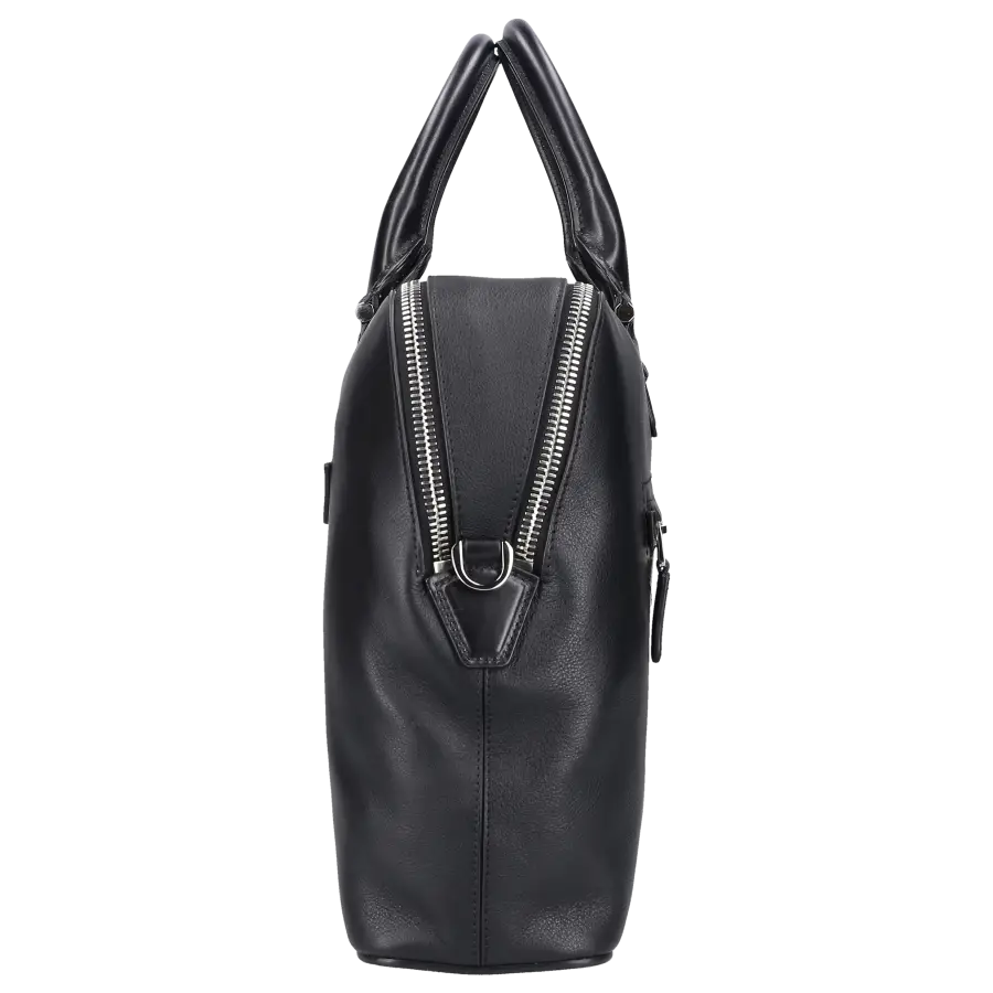 Santoni - Laptoptasche UIBBA Kalbsleder - schwarz