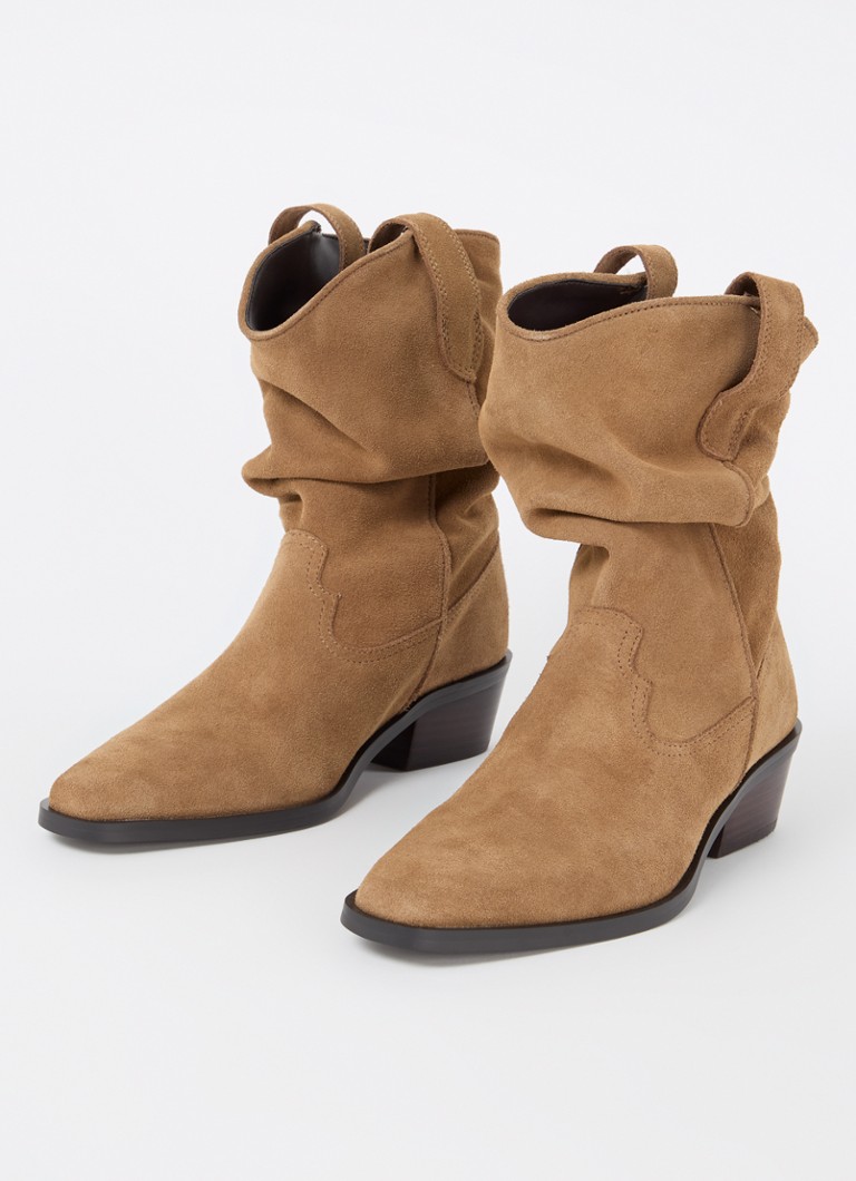 Cizme cowboy din piele Dune London Prims