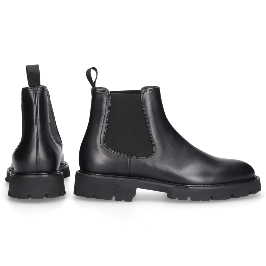 EN AVANT - Chelsea Boots 470-14 Kalbsleder - schwarz