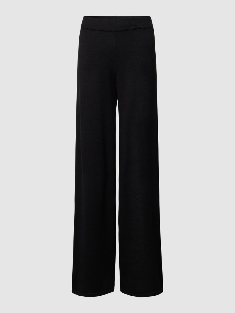 Stoffhose mit elastischem Bund Modell 'Rachelle' in schwarz
