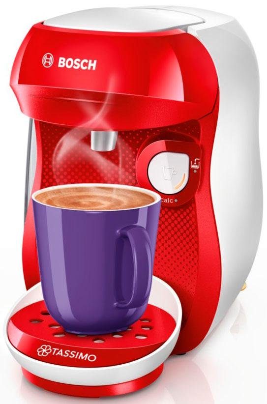 TASSIMO Kapselmaschine HAPPY TAS1006, 1400 W, vollautomatisch, geeignet für alle Tassen, platzsparend